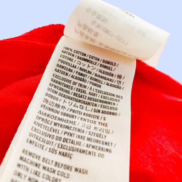 Strapless Red Floral Hollister Dress S - Picture 9 of 9